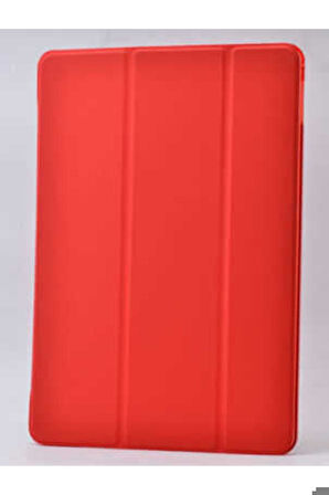 Apple iPad Mini 5 Uyumlu Zore Smart Cover Standlı 1-1 Kılıf Kırmızı