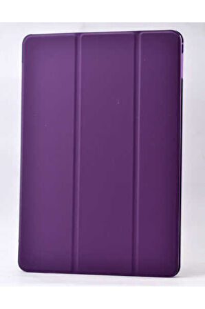 Apple iPad Mini 5 Uyumlu Zore Smart Cover Standlı 1-1 Kılıf Mor