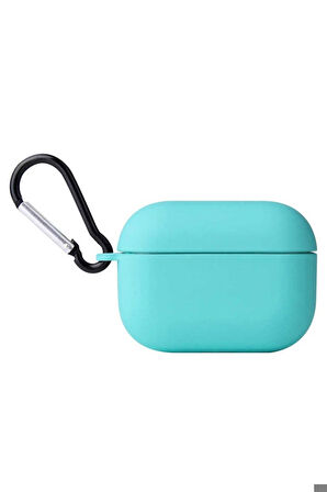 Apple Airpods Pro Uyumlu Kılıf Zore Airbag 11 Silikon Turkuaz