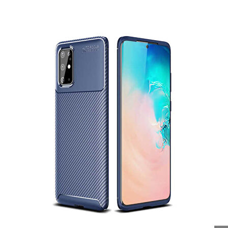 Samsung Galaxy S20 Plus Uyumlu Kılıf Zore Negro Silikon Kapak Kahverengi