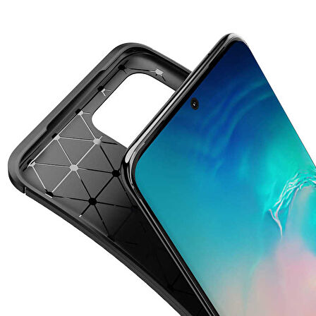 Samsung Galaxy S20 Ultra Uyumlu Kılıf Zore Negro Silikon Kapak Kahverengi