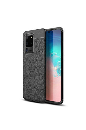 Samsung Galaxy S20 Ultra Uyumlu Kılıf Zore Niss Silikon Kapak Siyah