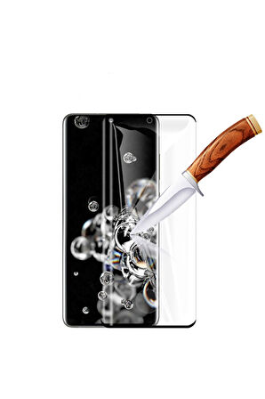 Samsung Galaxy S20 Ultra Uyumlu Zore Süper Pet Ekran Koruyucu Jelatin