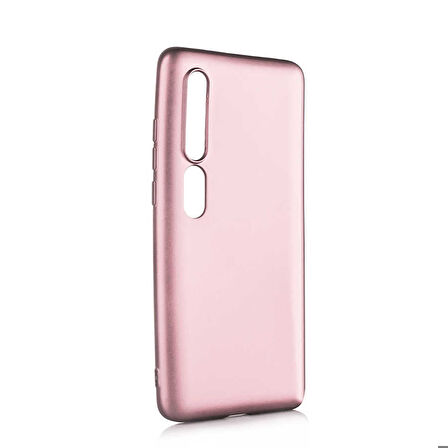 Xiaomi Mi 10 Uyumlu Kılıf Zore Premier Silikon Kapak Mürdüm