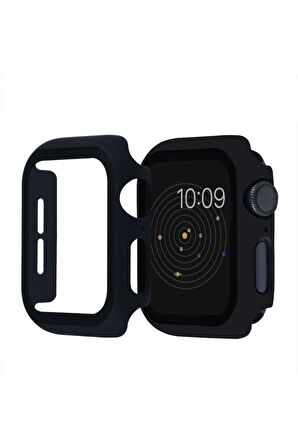 Apple Watch 44mm Uyumlu Zore Watch Gard 01 Ekran Koruyucu Siyah