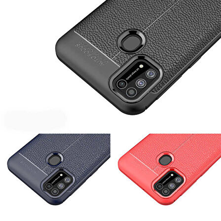 Samsung Galaxy M31 Uyumlu Kılıf Zore Niss Silikon Kapak Kırmızı