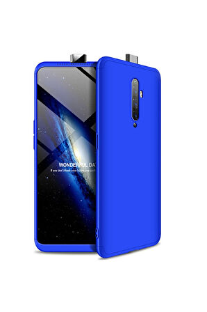 Oppo Reno 2Z Uyumlu Kılıf Zore Ays Kapak Mavi