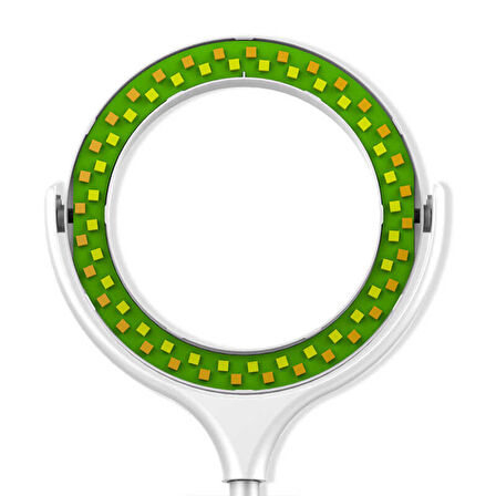 Zore F-537 30 Cm Işıklı Telefon Tutucu Ring Light Siyah