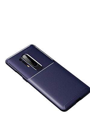 OnePlus 8 Pro Uyumlu Kılıf Zore Negro Silikon Kapak Lacivert