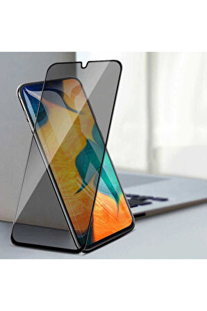 Huawei P30 Lite Uyumlu Zore New 5D Privacy Temperli Ekran Koruyucu