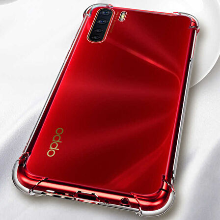 Oppo Reno 3 Uyumlu Kılıf Zore Nitro Anti Shock Silikon