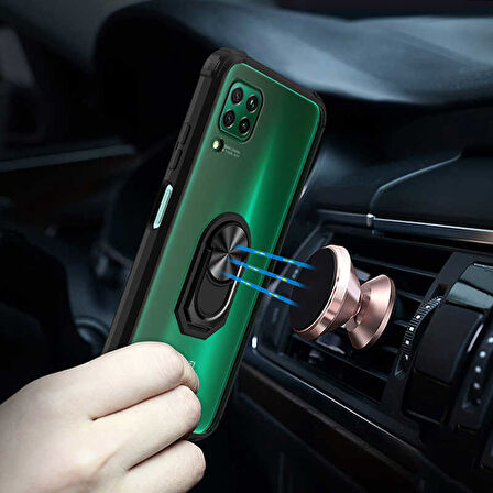Huawei P40 Lite Uyumlu Kılıf Zore Mola Kapak Lacivert