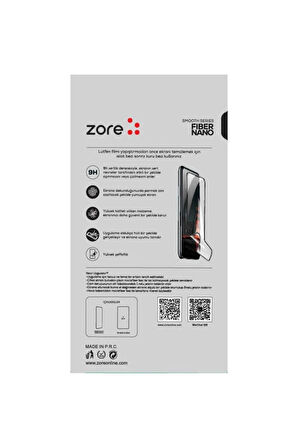Huawei P40 Lite Uyumlu Zore Fiber Nano Ekran Koruyucu