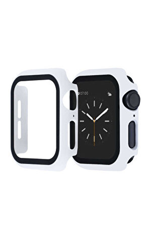 Apple Watch 42mm Uyumlu Zore Watch Gard 01 Ekran Koruyucu Beyaz