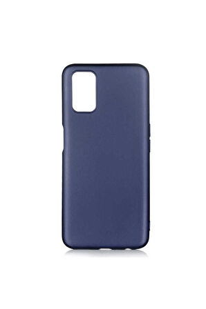 Oppo A72 Uyumlu Kılıf Zore Premier Silikon Kapak Lacivert