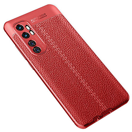 Xiaomi Mi Note 10 Lite Uyumlu Kılıf Zore Niss Silikon Kapak Kırmızı