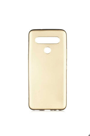 LG K61 Uyumlu Kılıf Zore Premier Silikon Kapak Gold