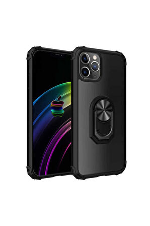 Apple iPhone 12 Pro Max Uyumlu Kılıf Zore Mola Kapak Siyah