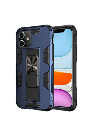 Apple iPhone 11 Uyumlu Kılıf Zore Volve Kapak Lacivert