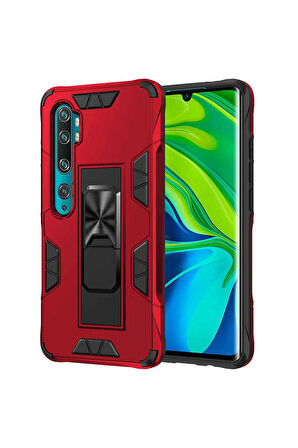Xiaomi Mi Note 10 Lite Uyumlu Kılıf Zore Volve Kapak Kırmızı