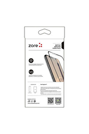 Realme C3 Uyumlu Zore Seramik Ekran Koruyucu
