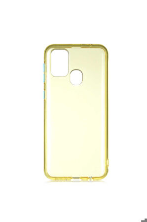 Samsung Galaxy M31 Uyumlu Kılıf Zore Bistro Kapak Sarı