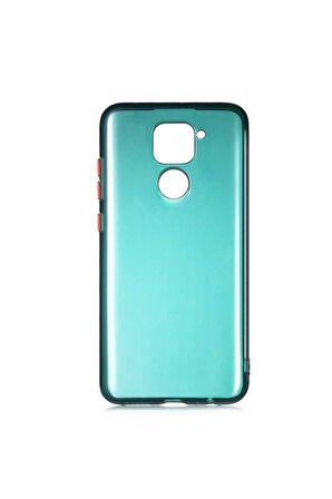 Xiaomi Redmi Note 9 Uyumlu Kılıf Zore Bistro Kapak Koyu Yeşil