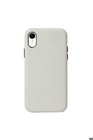 Apple iPhone XR Uyumlu Kılıf Zore Eyzi Kapak Beyaz