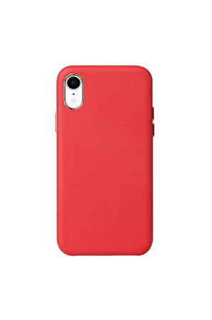Apple iPhone XR Uyumlu Kılıf Zore Eyzi Kapak Kırmızı