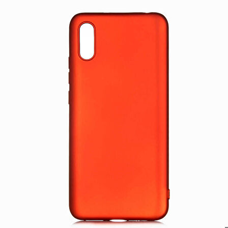 Xiaomi Redmi 9A Uyumlu Kılıf Zore Premier Silikon Kapak Kırmızı