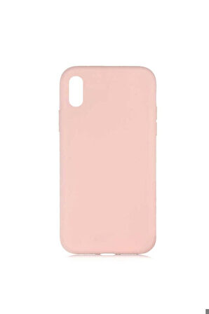 Apple iPhone XS Uyumlu Kılıf Zore LSR Lansman Kapak Pembe Açık