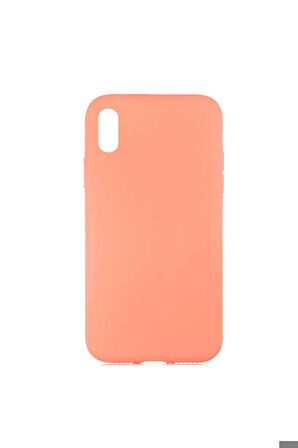 Apple iPhone XR Uyumlu Kılıf Zore LSR Lansman Kapak Açık Turuncu