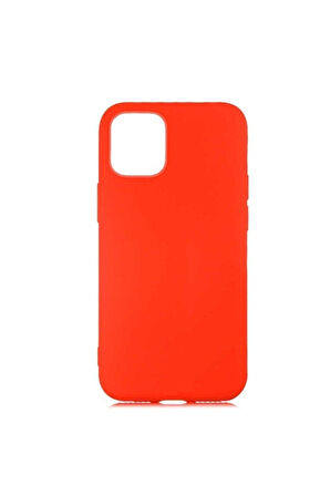 Apple iPhone 12 Uyumlu Kılıf Zore LSR Lansman Kapak Turuncu