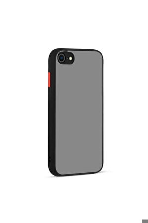 Apple iPhone 7 Uyumlu Kılıf Zore Hux Kapak Siyah