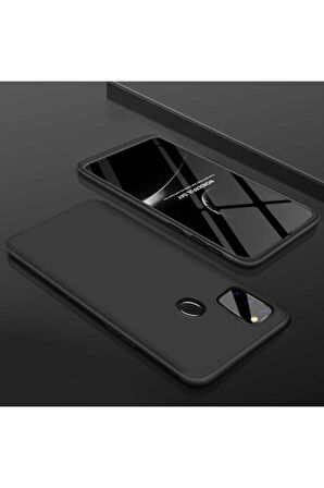 Samsung Galaxy M21 Uyumlu Kılıf Zore Ays Kapak Siyah