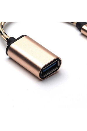 Zore Kablolu Metal Type-C Otg