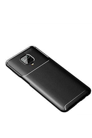 Xiaomi Redmi Note 9 Pro Uyumlu Kılıf Zore Negro Silikon Kapak Siyah