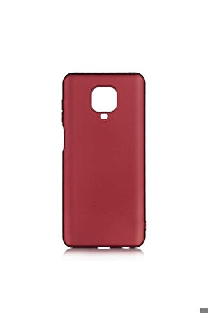 Xiaomi Redmi Note 9 Pro Uyumlu Kılıf Zore Premier Silikon Kapak Mürdüm