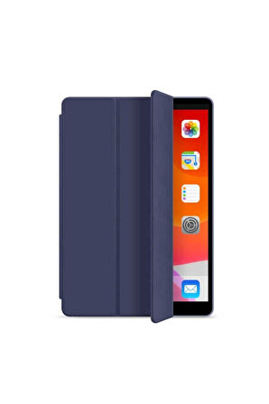 Apple iPad 10.2 (8.Nesil) Uyumlu Zore Orjinal Standlı Kılıf Lacivert