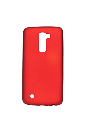 LG K10 Uyumlu Kılıf Zore Premier Silikon Kapak Kırmızı