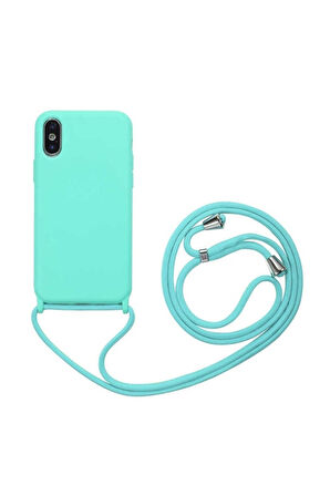 Apple iPhone XS Uyumlu Kılıf Zore Ropi Kapak Turkuaz