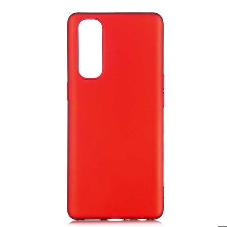 Oppo Reno 4 Pro 4G Uyumlu Kılıf Zore Premier Silikon Kapak Kırmızı