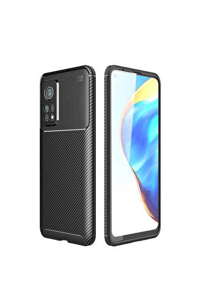 Xiaomi Mi 10T 5G Uyumlu Kılıf Zore Negro Silikon Kapak Siyah