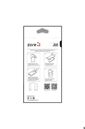Apple iPhone 12 Mini Uyumlu Zore Blue Nano Ekran Koruyucu