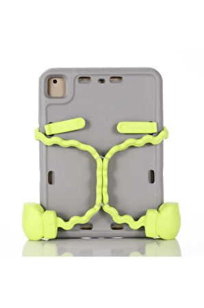 Apple iPad 6 Air 2 Uyumlu Zore Eva Boxer Tablet Silikon Gri