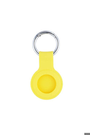 Zore Airtag 01 Silikon Anahtarlık Sarı
