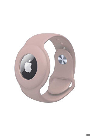 Zore Airtag Anahtarlık Kordon Pembe Açık