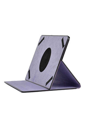 Zore Unik Universal 8 İnç Dönebilen Standlı Kılıf Mor