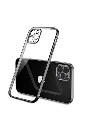 Apple iPhone 12 Pro Max Uyumlu Kılıf Zore Gbox Kapak Siyah