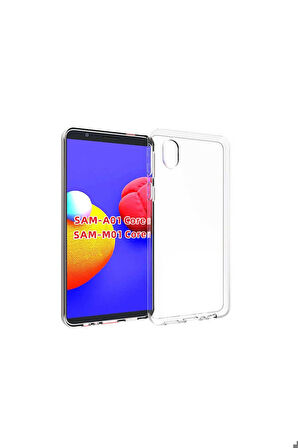 Samsung Galaxy A01 Core Uyumlu Kılıf Zore Süper Silikon Kapak
